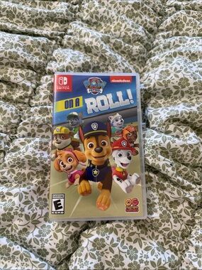 Nintendo Switch Paw Patrol Game Card with Blue & Red Label